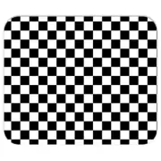Classic Black and White Checkered Mousepad - 9x7 inches - Racing Gamer