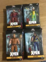 X-Men Age of Apocalypse Marvel Legends 6" AF SET OF 4 BAF COLOSSUS HASBRO