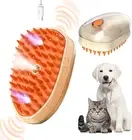 Steam Cat Hair Brush, 3-In-1 Spray Cat Hair Brush, Pet Detangling Brush for Hair