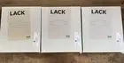 3 Three IKEA LACK Wall Floating Shelf Shelves White 11.75” X 10.25” NEW (A)