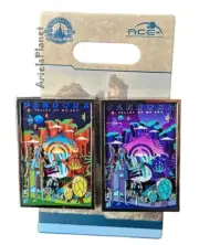 Disney Parks Pandora World Of Avatar 2 Pin Open Edition Poster Style Set