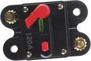 ULTECHNOVO 120 Amp Manual Reset Circuit Breaker for Car Auto Marine Boat and Bike Audio Systems Inline Fuse Protection for Inverter and Stereo