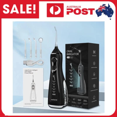 Oral Irrigator Water Flosser Portable Water Jet 350ML Waterproof Teeth Cleaner