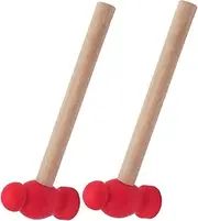 MUSISALY 2Pcs Pretend Play Hammers for Compact Hammer for Interactive Learning Fun Parent Activity Present for Birthdays Holidays