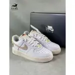 NIKE W AIR FORCE 1 LOW NN 白色 奶油底 蝴蝶 小花 潑墨 男女鞋 DJ6377-100