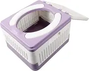 VERDANVERSE Car Toilet Replacement Camping Portable Toilet Box Enamel Urinal Potty Foldable Storage Emergency Potty for Boys