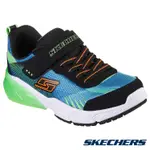 SKECHERS 童鞋 慢跑鞋 運動鞋 休閒 寬楦 魔鬼氈 中童 THERMOFLUX 2.0 藍綠 漫步在雲端