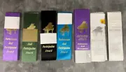 LARGE LOT OF MUSIC PARTICIPATION & AWARD RIBBONS -GREEN,WHITE,BLACK,PURPLE, BLUE