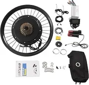 Ebike Conversion Kit, 72V 2000W Electric Bike Kit, 20" Rear Wheel Hub Motor 9-Gear Speeds E-Bike Conversion Kit with Mutifunction LCD Display