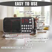 088 Mini Speakers Portable Music Player Micro SD/TF USB Disk Speaker FM Radio