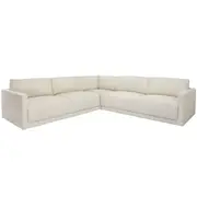 [James Lane] Haven California Ivory Modular Sofa - 7 Seater