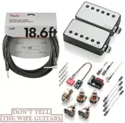 EMG JH SET JAMES HETFIELD BRUSHED CHROME STANDARD SPACED SHORT POTS ( FENDER 18)