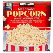Kirkland Signature Microwave Popcorn, 93g/3.3 oz, 44ct {Imported from Canada}