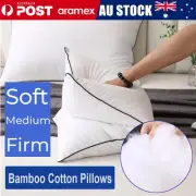 2/4/6 Pack Quality Bed Pillows Standard Size Breathable Cooling Soft Medium Firm