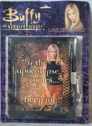 Buffy the Vampire Slayer Lockable Diary Playworks 2000 NIP Sealed Lock & Key