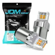 JDM ASTAR 2x 1157 BAY15D 12V LED Yellow Turn Signal Light 3020-SMD Bulbs (for: Nissan)