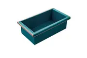 HIGOLD B Series Pull Out Wardrobe Basket - Deep - Fits 900mm Cabinet - Teal Finish