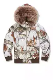 JORDAN CRAIG (KIDS) SNOW CAMO HARBOUR HOODED COAT
