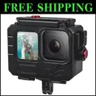 GoPro Hero 13/12/11/10/9 Waterproof Case with Handlebar Mount - Max Depth 263FT