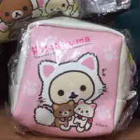 在飛比找蝦皮購物優惠-現貨～Rilakkuma 懶懶熊 拉拉熊 收納包 萬用包