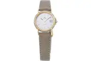 Elegance redefined with Juno Ladies' Tetra 114-R Wristwatch in Golden & Brown Leather ( 23 mm) - A Timeless Piece of Sophistication ?
