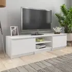 TV Cabinet High Gloss White, Chipboard
