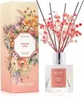Reed Diffuser Set,3.38 Fl Oz (100Ml) - English Rose Oil with 8 Reed Sticks, Home