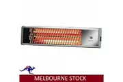 Heller Electric Wall Heater Chrome Pullcord Bathroom Heat Waterproof Strip 1200W