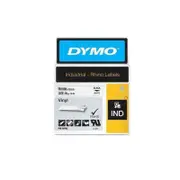Dymo Rhino Industrial Heat Shrink Labelling Tape - Black on White - 9mm x 5.5m - 18443