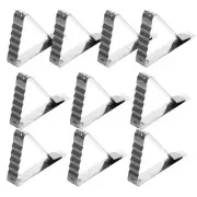 10 PCS Triangle Tablecloth Clip Cover Nutcracker Decor Dining Room