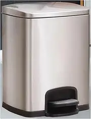 Large Capacity Trash Can Kitchen Garbage Can Bathroom Waste Bin Soft Close with Lid Foot Pedal Bedroom Living Room Office