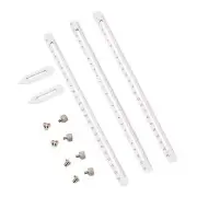 Porcelain Measuring Pottery Tool Combination Set Clear Scale Pottery Rulers
