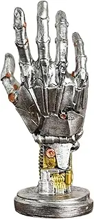 LeoLeoyy Cyberpunk Mechanical Hand, Gaming Controller Holder Stand, Headphone Holder, Necklace Holder, Robot Hand Sculpture, Hand Crafts (Multi-Colored)