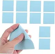 COSMEVIVI 10PCS Gentle Gold Polishing Cloths for Silver Brass and Precious Metals Restore Shine and Extend Lifespan of Jewelry Watches and Silverware