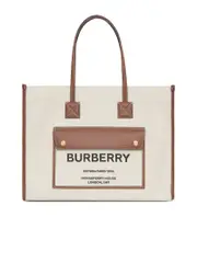 Burberry Medium Two-Tone Freya Shopper