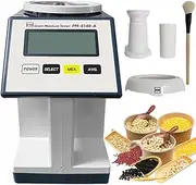 Grain Moisture Tester, Smart Grain Moisture Meter for Measure Quickly, 1-40% Measuring Range, Halogen Moisture Analyser for Coffee Beans, Rice, Wheat, Corn, Beans