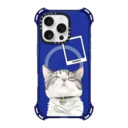 iPhone 16 Pro Bounce Case MagSafe Compatible Zombean the Cat by Watercatlor