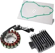 QCLCVBBFGW Regulator Magneto Stator Coil Gasket Fit for Kawasaki Versys 650 KLE650 Ninja 650 400R EX650 EX400 ER6F ER4N ER6N ER650 ER400 ER-6N