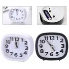 Black Clock Alarm Clock Alarm Battery Bedside Clock Clocks Night Quartz