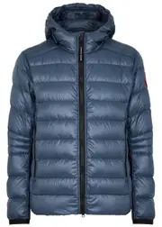 Canada Goose Crofton Quilted Shell Jacket - Dark Grey - L, Men's Designer Shell Jacket, Male - L L