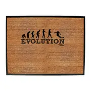 Powder Monkeez Evolution Skiing - Funny Novelty Doormat Man Cave Floor mat