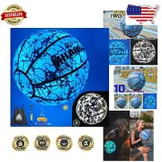 High Elasticity Glow-in-the-Dark Holographic Basketball - Perfect Gift for Teens