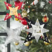 DIY Craft Christmas Patchwork Star Template Set Patchwork Ruler Adults SW