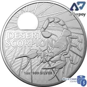 2022 $1 Australian Desert Scorpion 1oz Silver Bullion Coin In Capsule RAM