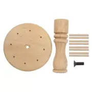 Beech 8 Spool Thread Rack Holder Sewing Embroidery Quilting Stand