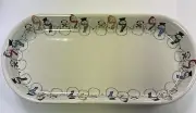 Fiesta ware Bread Tray Snowmen decal (Bon Ton Exclusive)
