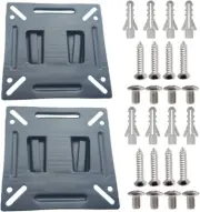 2 Pack Monitor Wall Mount Low Profile Bracket 14-24" TVs VESA 100x100mm