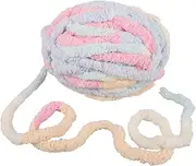 [Operitacx] 1 Roll Chunky Knit Yarn for DIY Crafts Soft and Skin Friendly Scarf Knitting Yarn Texture for Home Projects of Professional for Creative Knitting