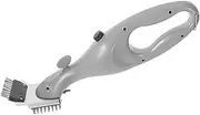 Outanaya Stainless Steel Barbecue Cleaning Brush with Ergonomic Handle for Steel Cast Iron and Ceramic Grills Quick and Easy Cleanup for Outdoor BBQ Cooking