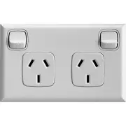 HPM EXCEL DOUBLE POWERPOINT Standard Profile 117x73mm MATT WHITE -1pc or 10pcs
